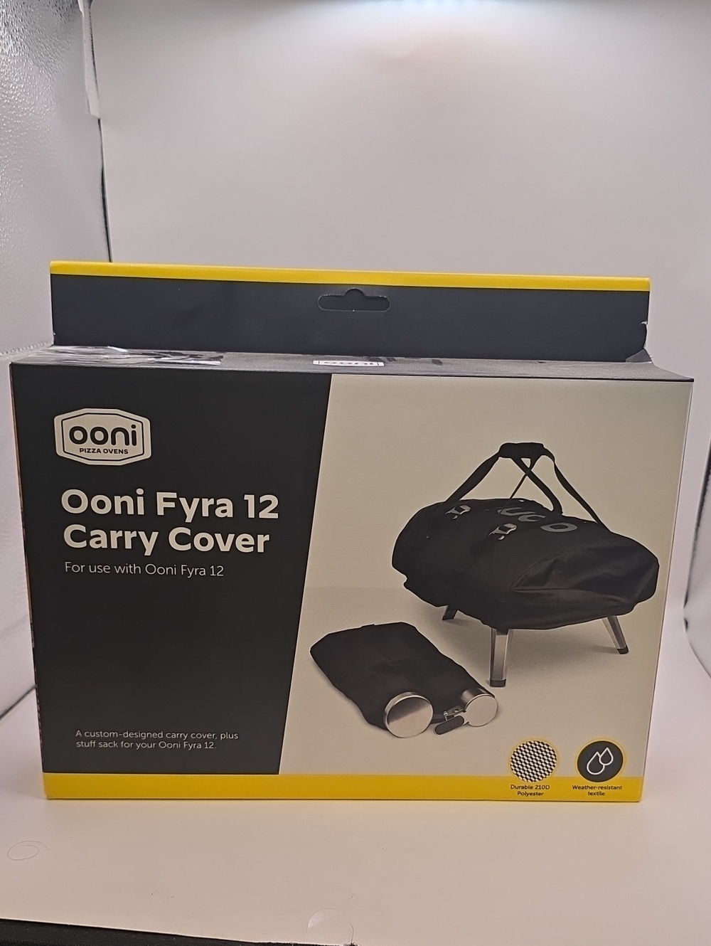 NIB Ooni Fyra 12 Carry Cover Outdoor Pizza Oven Waterproof Bag Backpack Boxed